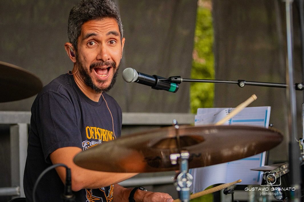 Drummer Renato at a show